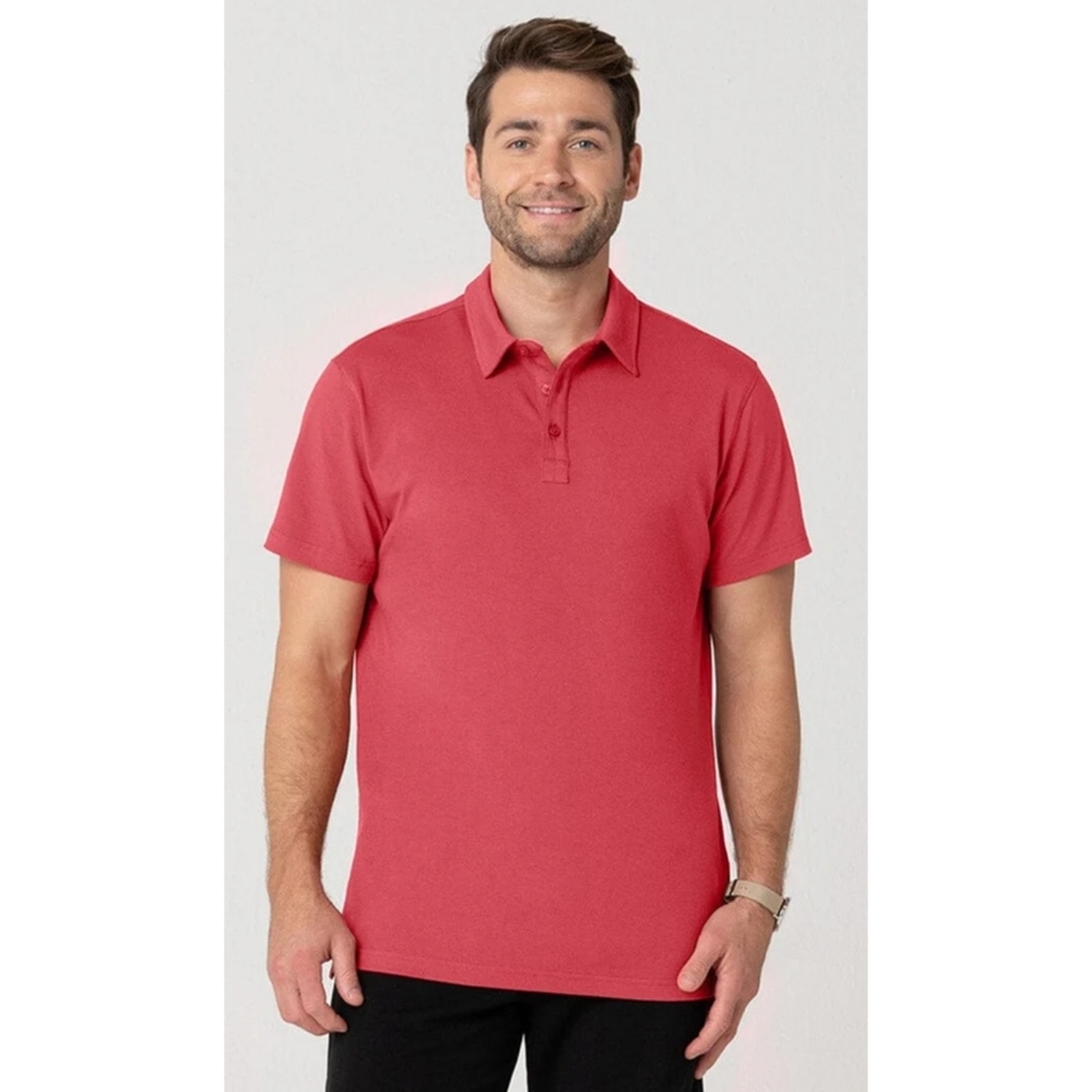 Swet Tailor All-In Short Sleeve Polo Size Medium Color Crimson NWT
